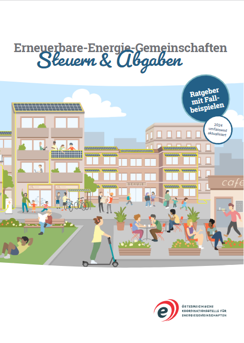 Decklatt des Ratgebers Erneuerbare-Energie-Gemeinschaften - Steuern und Abgaben